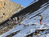 12 Trail Climbing Up Towards Frist Pass From Eastern Tilicho Tal Lake Camp 